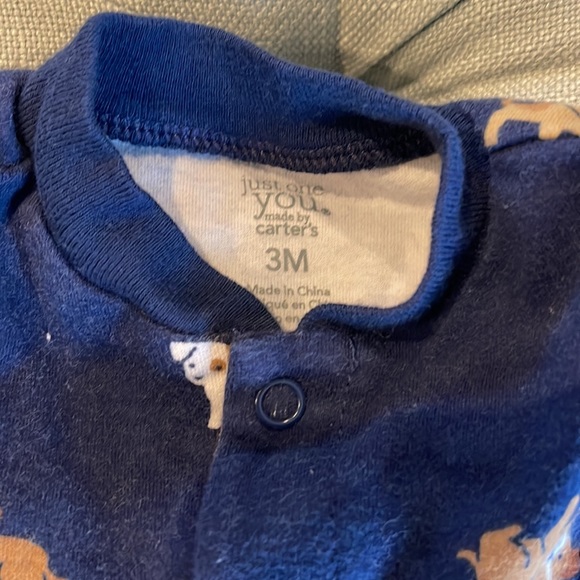 3M Baby Boy Doggie footies - Picture 3 of 4